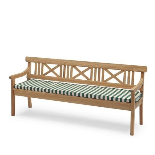 Drachmann Cushion, 51 x 165 cm, Light Apricot/Dark Green